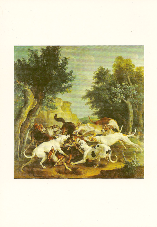 François Desportes - Chasse au loup - 1725