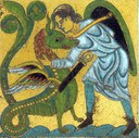 Dragon terrassé par Saint Michel