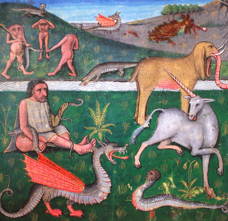 L'Ethiopie et ses créatures monstrueuses (vers 1480-1490)